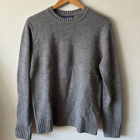 Patagonia Other - Patagonia sz M men’s wool sweater knit crew neck grey great pre used condition
